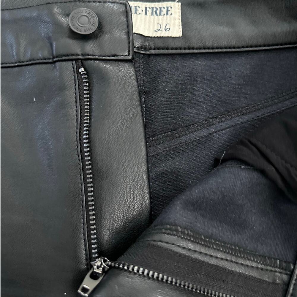 Free People Wynne Vegan Skirt in Black size 26 - Picture 8 of 10